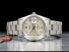 Rolex Date 34 Argento Oyster Silver Lining   Watch  15200 